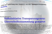 Unterschriftensammlung für Hamburger Transparenzgesetz gestartet