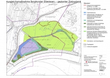 Borghorster Elbwiesen: Zielzustand der Wiedervernässung lt. ReGe-Planung