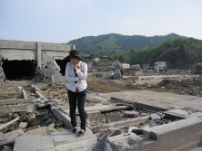 Onagawa in Trümmern. (C) Hidefumi Suzuki Onagawa in Trümmern. (C) Hidefumi Suzuki