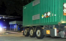 Atommüll, LKW, Toranlage Helmholtz-Zentrum Krümmel Atommüll, LKW, Toranlage Helmholtz-Zentrum Krümmel