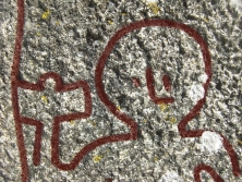 Thor mit Hammer (archäologische Stätte Altunastenen, Schweden). Foto: Achirdy/wikimedia