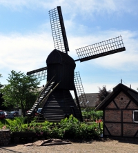 Bockwindmühle im Freilichtmuseum Rieck-Haus