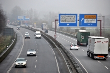 A25, Autobahnende vor Geesthacht