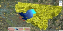 Schematische Darstellung des beantragten »Erlaubnisfeld Schwarzenbek«, in dem das Wassereinzugsgebiet der Bergedorfer Wasserwerke liegt.