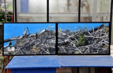 Painting Eckart Loer: Holzhaufen (2012) Painting Eckart Loer: Holzhaufen (2012)