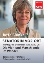 Flugblatt SPD-Veranstaltung »Die Vier- und Marschlande im Wandel« Flugblatt SPD-Veranstaltung »Die Vier- und Marschlande im Wandel«
