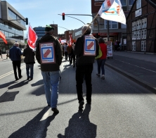 Umfairteilen auf der Bergedorfer Maidemo 2013