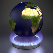 Earth on stove