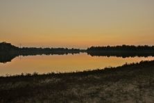 Abendstimmung am Allermöher See