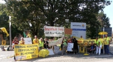 Demo gegen CCS-Endlagerung, Vattenfall-Zentrale Cottbus, 10.09.2012